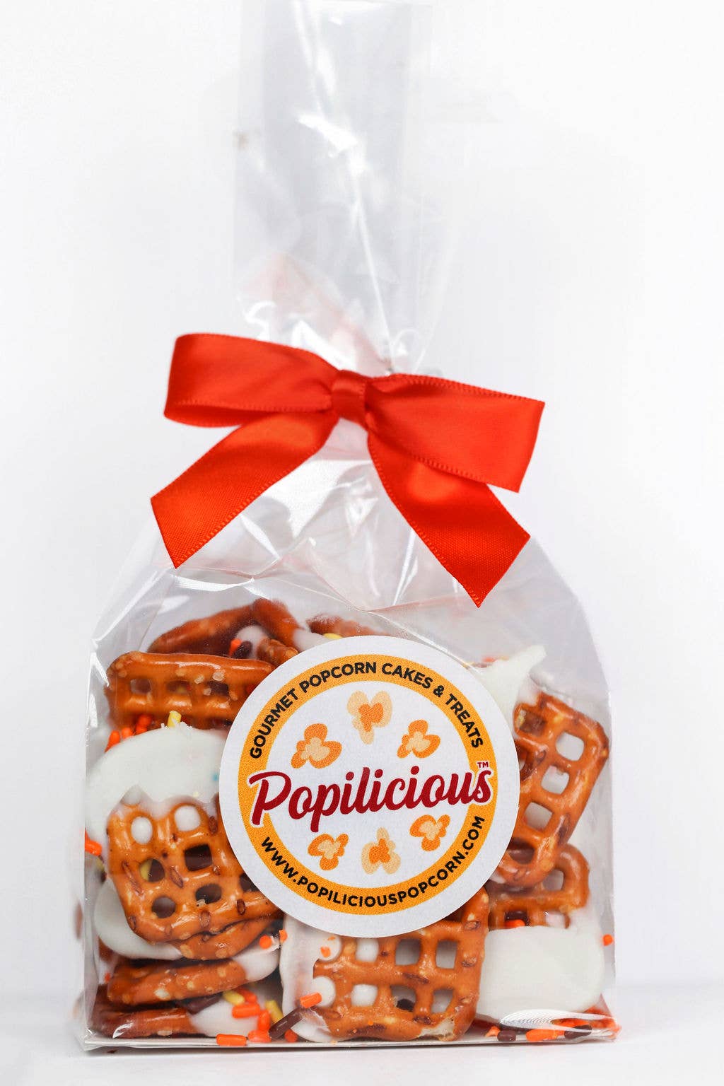 Pretzel Squares- White Chocolate Covered Fall Bites