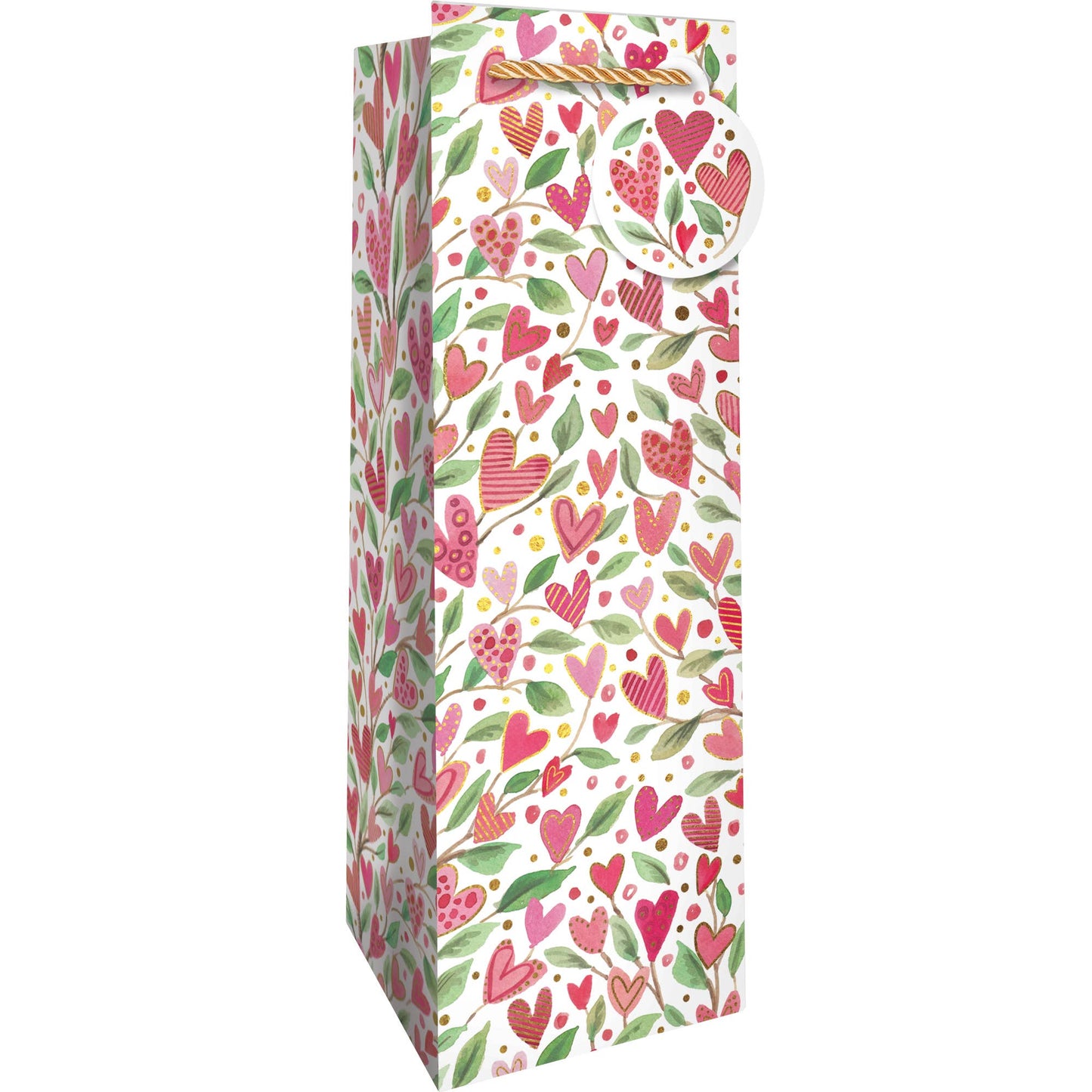 Red Hearts Gift Bag