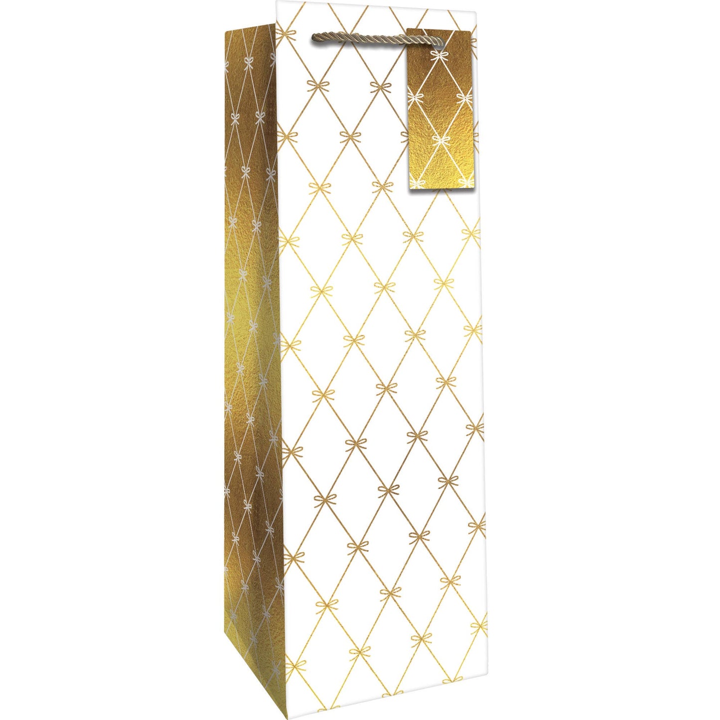 White and Gold Gift Bag
