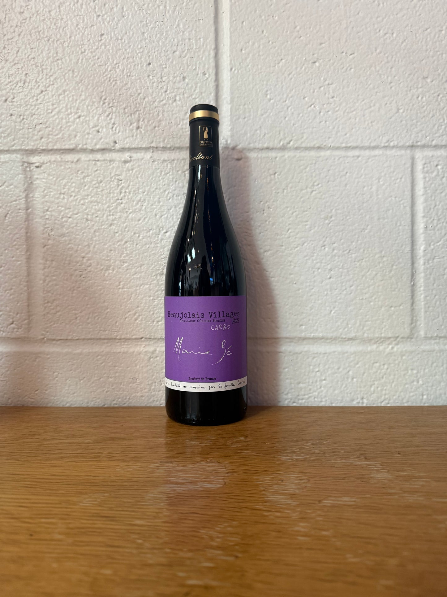 2022 Marie Beatriz Bererd Beaujolais Villages "Carbo"