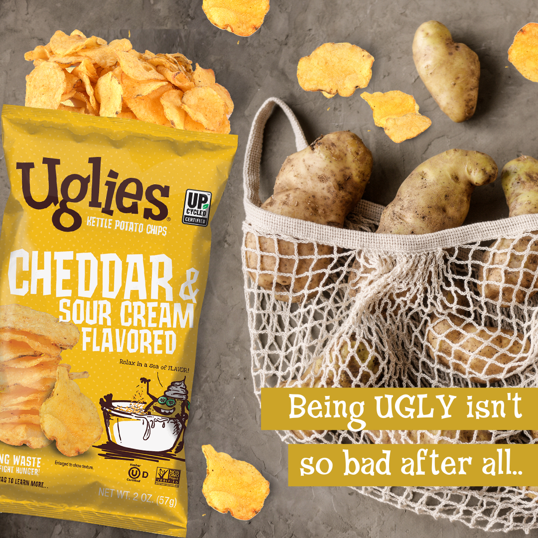 Uglies 2 oz Cheddar & Sour Cream Kettle Cooked Potato Chips