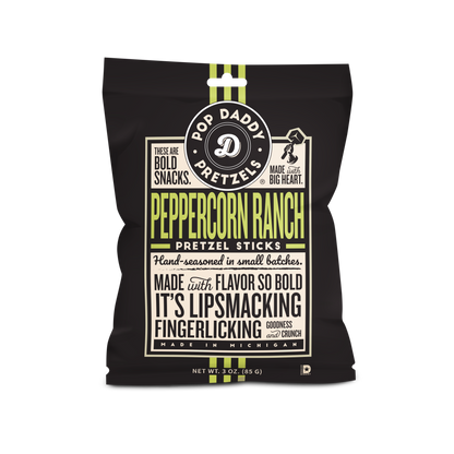 Seasoned Pretzels - 3oz - Peppercorn Ranch (NEW 12CT)