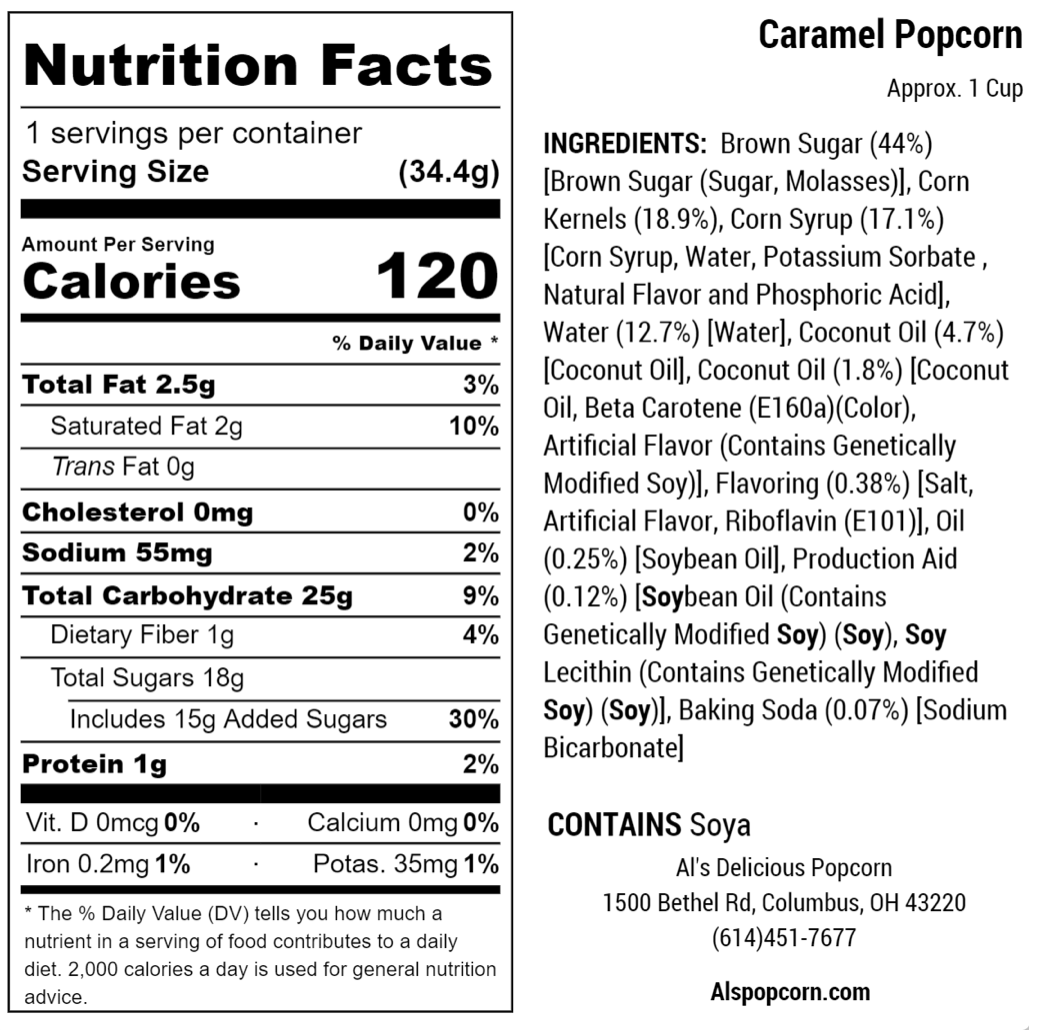 Caramel Popcorn - 8.5oz