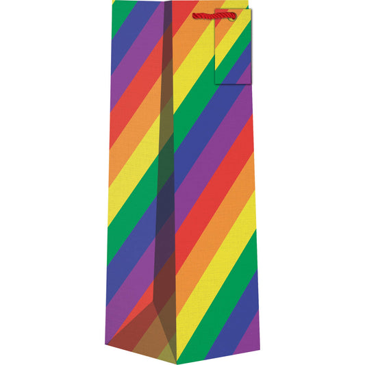 Rainbow Stripe Gift Bag