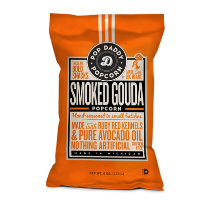 Pop Daddy – Smoked Gouda Flavored Popcorn 6.0oz