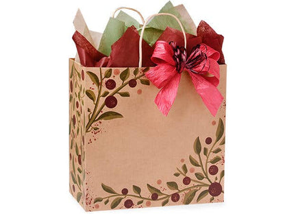 Tuscan Harvest Kraft Paper Gift Bags: 25 Pack / Wine 5.5x3.25x13"