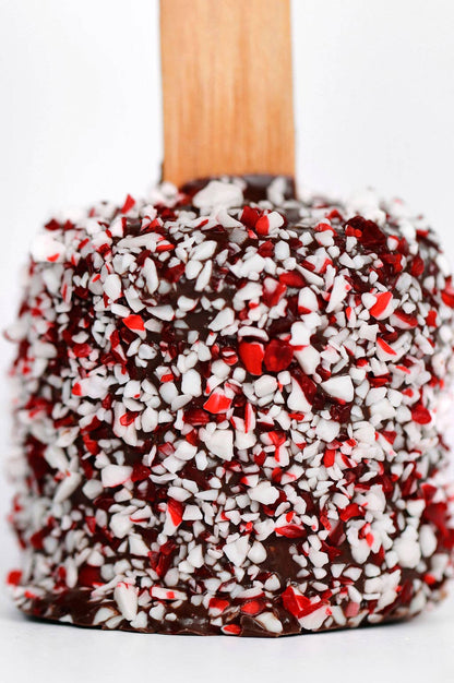 Chocolate Covered Candy Cane Marshmallow: Milk Chocolate