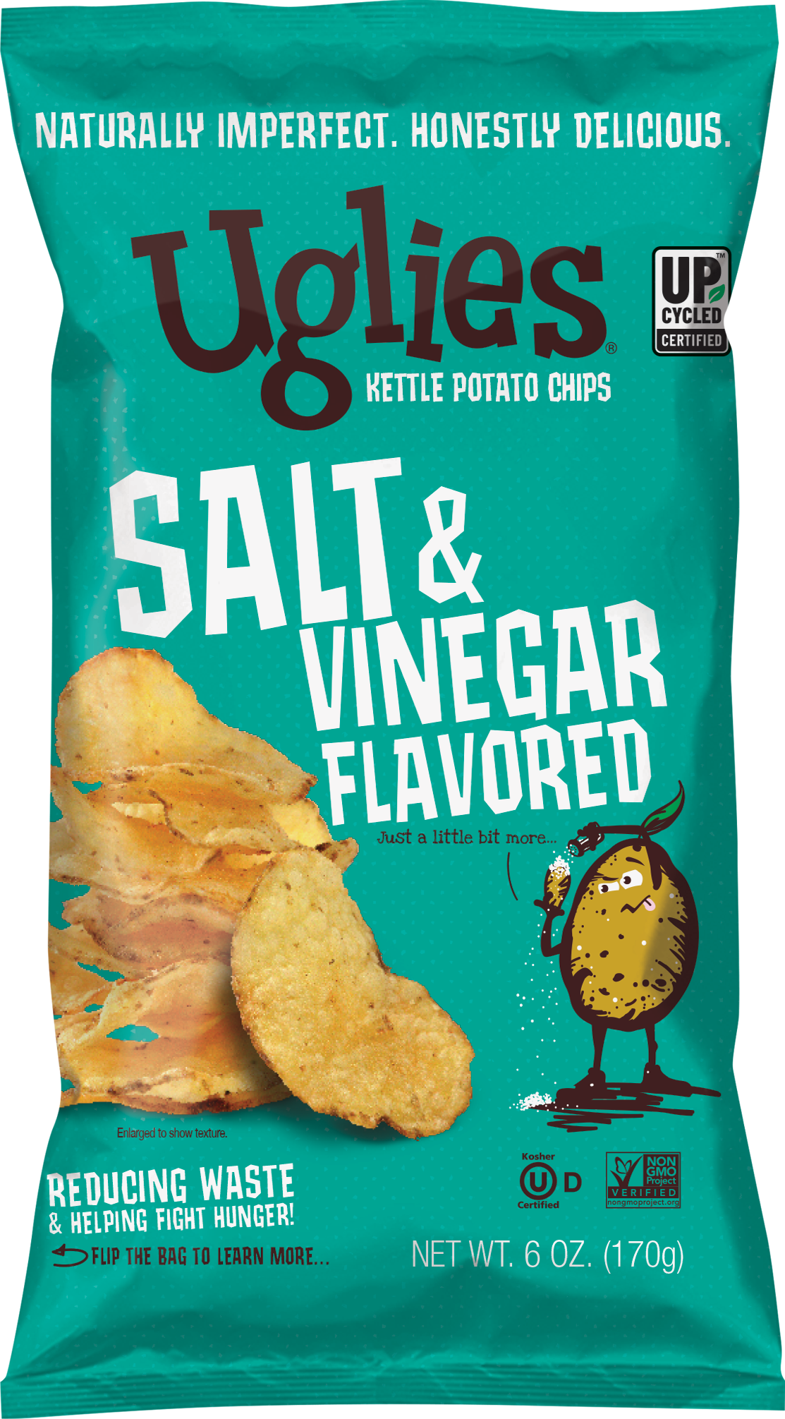 Uglies 6oz Salt & Vinegar Kettle Cooked Potato Chips